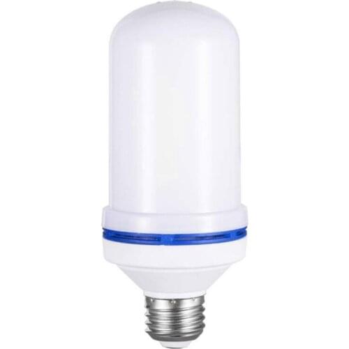 H7JB LED Flame Effect Light Bulb - 4 Modes with Upside Down Effect - E26 Base LED Bulb - Flame Bulbs for Halloween Decorations