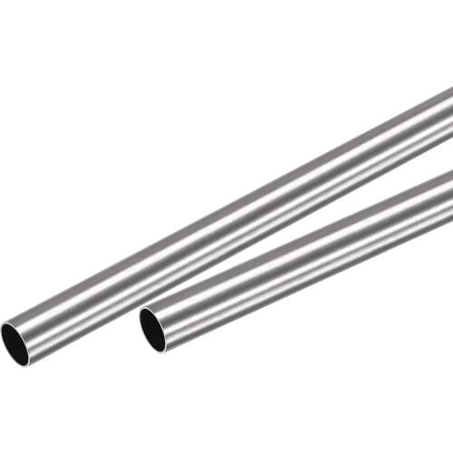 Uxcell 304 Stainless Steel Round Tube 9mm OD 0.5mm Wall Thickness 300mm Length 2 Pcs