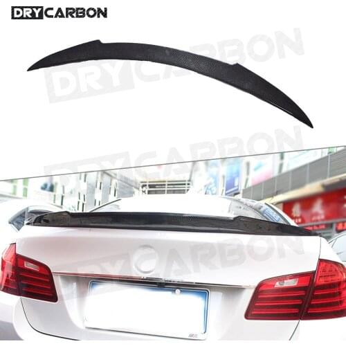 Carbon Fiber Rear Spoiler For BMW 5 series F10 F18 520i 528i 530i 535i 550i 2010-2018 FRP Boot Trunk Trim Wings Car Styling