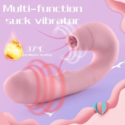 Heating Dildo Vibrator Vagina Sucking Vibrator Sex Toys for Women Adult G Spot Clit Sucker Clitoris Stimulator Oral Sex Suction