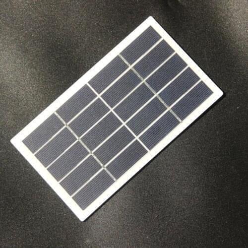 BUHESHUI 2W 5V Solar Panel Polycrystalline PET DIY Solar Charger For Mobile Phone / 3.7V Battery Light 173*99MM 10pcs