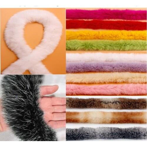 2Yard/Lot Rabbit Hair Lace Trim Wool Fur Clothing Accessories DIY Handmade Scarf Boots Decoration Ribbon