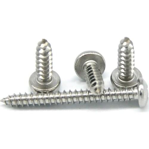 25PCS 304 Stainless Steel Round Head Pan Head Self-drilling Screw M4.2 * 13
