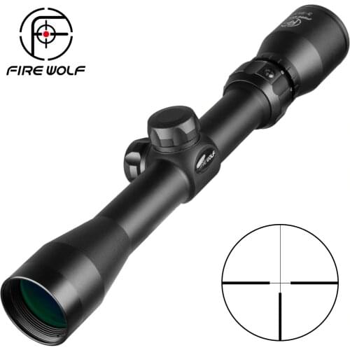 3-9X32 Riflescope Hunting Cross Adjustable Outdoor Reticle Sight Optics Sniper Deer Tactical Telescope