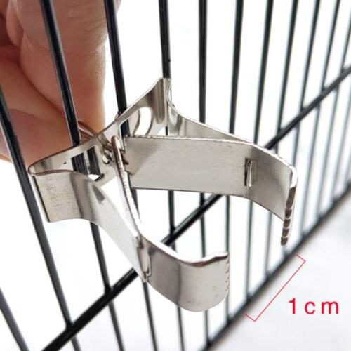 3 Pcs Birds Food Holder Pet Parrot Feeding Fruit Vegtable Clip Feeder Device Pin