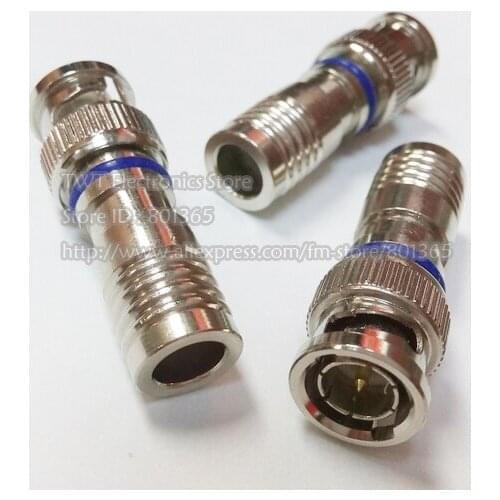 30pcs BNC Male Compression Coax Connectors RG59 Free shipping