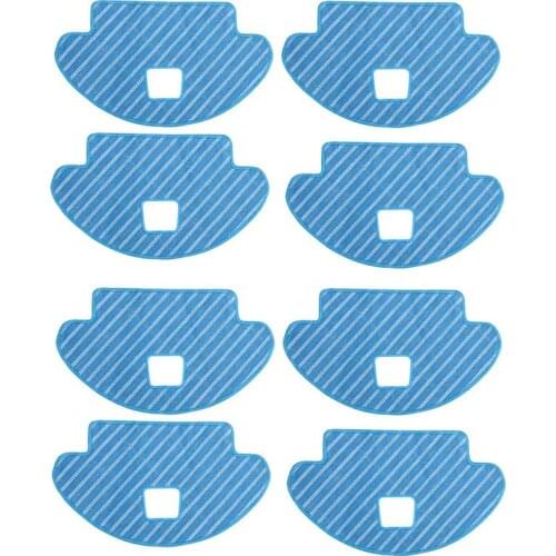 8 Pieces Of Robot Sweeping Robot Replacement Mop, Microfiber Mop Wipes for ECOVACS OZMO 930 Sweeping Robot
