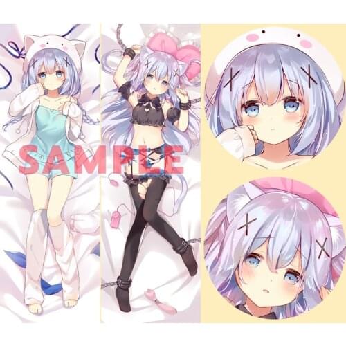 Anime Is The Order A Rabbit? Kafuu Chino Dakimakura Hugging Body Pillow Case Cover Pillowcase Cushion Bedding Decor Cosplay New