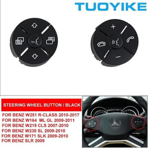 Car Multi-Functional Steering Wheel Button Phone Key Control For Mercedes BENZ W164 ML GL350 GL450 W219 CLS300 CLS350 CLS500