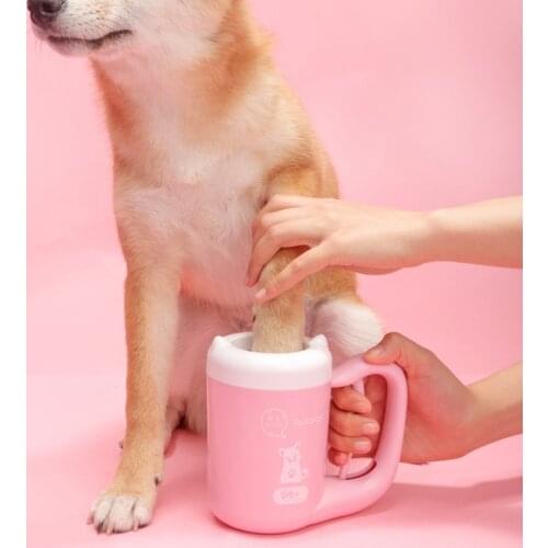 Dog Foot Washing Cat Puppy Foot Cleansing Cup Wash Paws Clean 360 degree Automatic Foot Wash Pet Foot Wash Cup