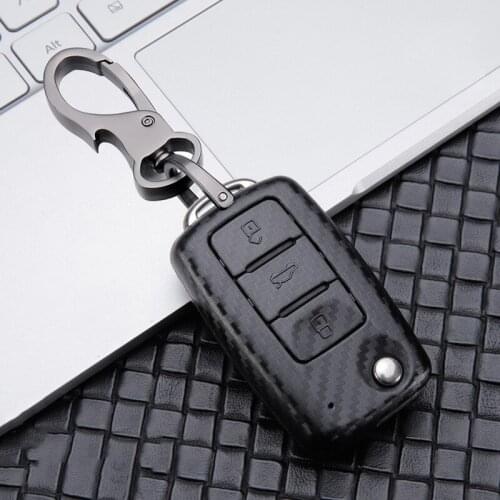 Black Car Key Cover Case Ring For VW Golf Bora 7MK7 Passat Skoda Octavia Combi Fabia SEAT Ibiza Leon A7 A5 Jetta POLO GOLF