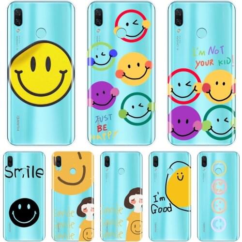 Case For Huawei Nova 2i 3 3I 3E 2 Lite Plus 4 4E 5 Silicone Cute Smile Back Cover For Huawei Nova Smart Lite 2017 Phone Case