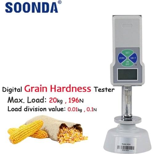 Digital Advanced Grain Hardness Tester Sclerometer Durometer Machine Corn Wheat Coffee Rice Feed Ect On Site Hand Measured Kg N