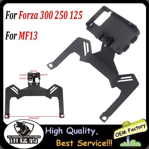 For Honda Forza 300 250 Forza 125 MF13 2017-2020 Phone Holder Stand Holder GPS Navigation Bracket Motorcycle wireless charging