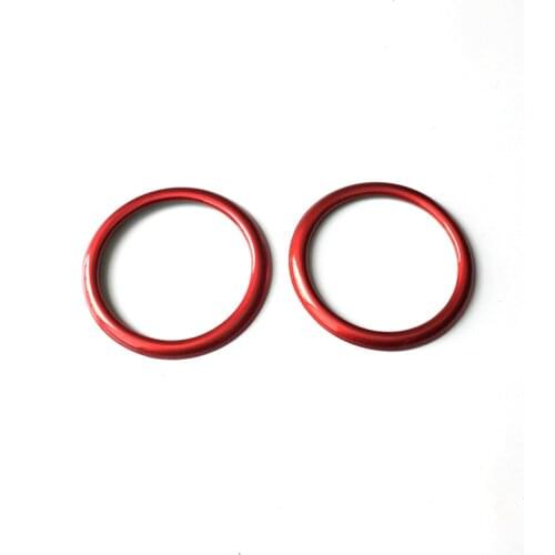 For Mazda 2 Demio DL Sedan DJ Hatchback 2015-18 ABS Speaker Audio Ring Cover Front A pillar Sound Frame Bezel Sticker Trim