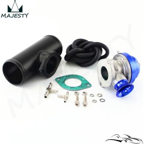 For Type-S/RS Turbo Charger BOV Blow Off Valve + 2.25" Alloy Flange Adapter Pipe