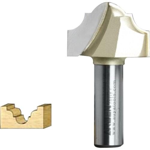 Double Roman Ogee Groove Arden Router Bit - 1/2*12*40 " Shank - Arden A0407238