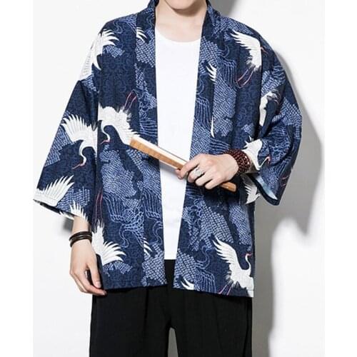 Traditional chinese clothing for men male Chinese mandarin collar shirt blouse wushu kung fu outfit tops linen shirt TA351