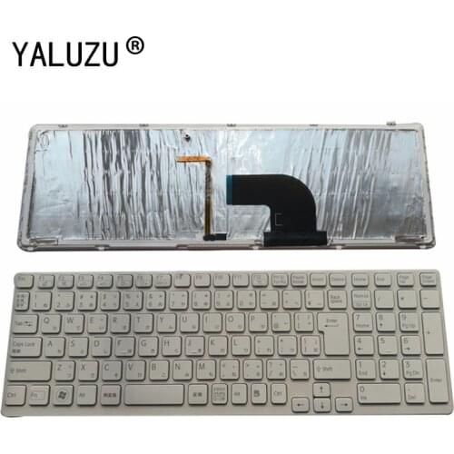 YALUZU JP/KR Laptop keyboard For SONY SVE15 SVE1511SAC SVE1512SHC SVE17 SVE1511S4C SVE151C11M SVE151E11T With backlight