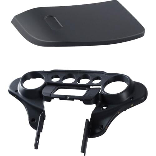 Motorcycle Speedometer Cover Inner Fairing Media Door For Harley Touring Street Glide Electra Glide 2014-2021