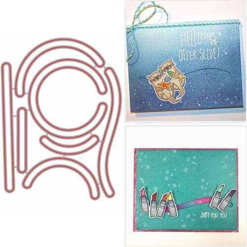 Irregular Track Scratch Shape Metal Cutting Dies Stencil For DIY Crafts Paper Cards Album Scrapbooking Template Die Cut 2019