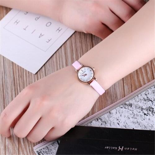Minimalist Fashion Fine Strap Watch Travel Souvenir Birthday Gifts Student Wristwatch Ladies Watch Bracelet Watch Clock Elegant