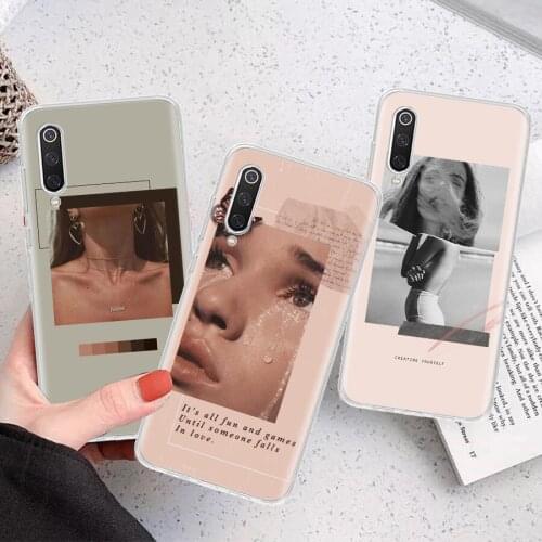 Fashion Lock Screen Aesthetic Art Silicon Phone Case For Xiaomi Note 10 Mi 11 9 8 CC9 10T 9T 5X 6X A3 A2 A1 Lite Pro Poco F1 X3