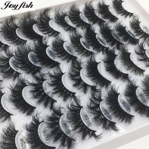 Mink Eyelashes Tweezers Set Wholesale Fluffy Messy Lashes in Bulk Dramatic Long Soft Curly False Eye Lash Laser Bag Custom Logo