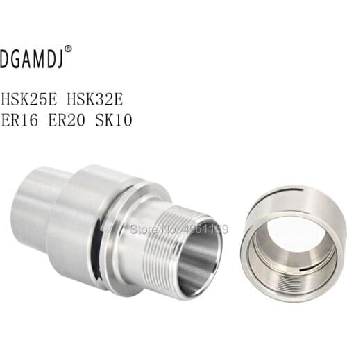 Tool sets CNC lathe chuck HSK25E HSK32E HSK40E ER11 ER16 ER20 ER25 SK10 SK16 43L 50L 60L 80L stainless steel collet chuck