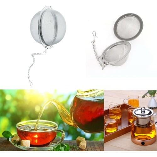 Stainless Steel Tea Strainer Ball Tea Herb Spice Mesh Infuser Filter dropshipping