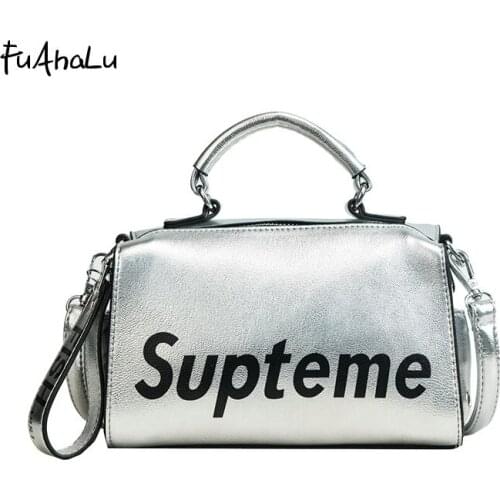 FuAHALu New shoulder bag Korean version of the wild Messenger bag Boston bag