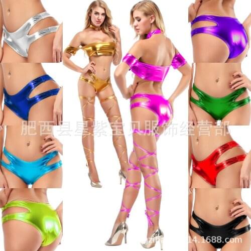 Sexy European and American wind lingerie bottom double side hollow out womens briefs shorts under 2102