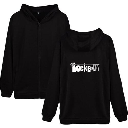 Locke & Key Zipper Hoodies Women Men Fashion Prints Long Sleeve Hooded Sweatshirt Hot Sale Casual Streetwear Clothes