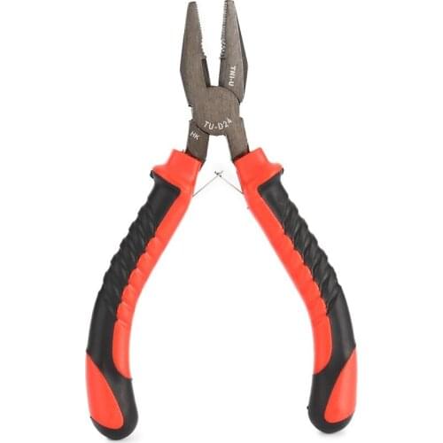 TU-D54 150mm Cutting Copper Cable Wire Repair Clamp DIY Smooth Plier Hand Tools Snip Nipper Shear Flat Nose Plier Cutter