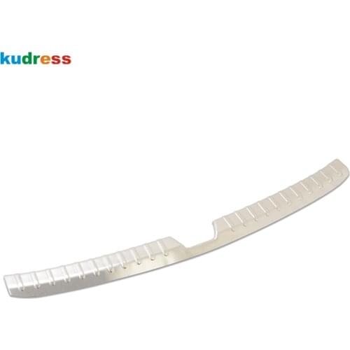 For Kia Rio 4 X-line 2018 2019 Sedan Car Rearguards Stainless Steel Rear Bumper Trunk Fender Sill Plate Protector Guard Cover