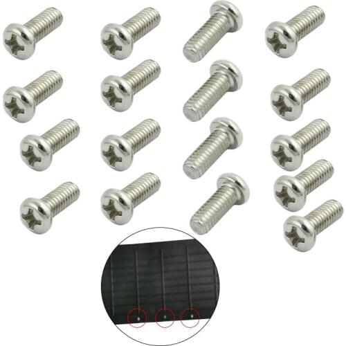 17Pcs Electric Scooter Steel Bolts For Xiaomi M365 Bottom Board Screws 3*8mm Outdoor Sports Scooters Parts Accessories