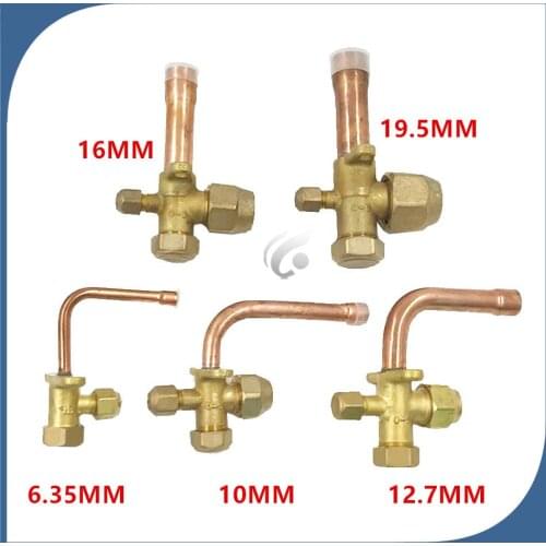 3 way 4 way service valve for Air conditioning fitting reverse high and low pressure air conditioner release valve