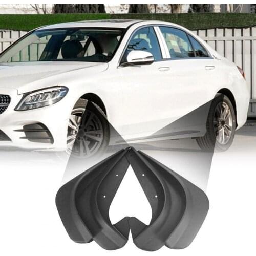 4Pcs Durable Universal Mud Flaps Front Rear Anti Splash Anti Scratch Protective Fenders for Car Accessories Supplies Goods Decor