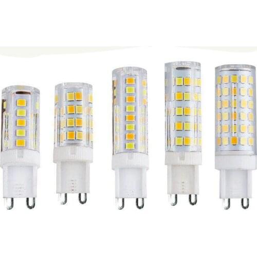 50pcs LED Dimmable Bulb G4 G9 E14 Three color Dual Color Mixed 3000K 4000K 6000K Chandelier Pendant Crystal Wall Light Bulb 220V