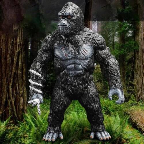 Animal Model Orangutan Shape Hollow Plastic Simulation Wild Animal Model for Kids Toy