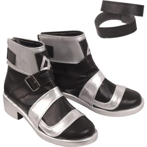 Anime Cosplay Arknights Lappland Shoe Short Boots Cosplay Punk Shoe Custom Made A