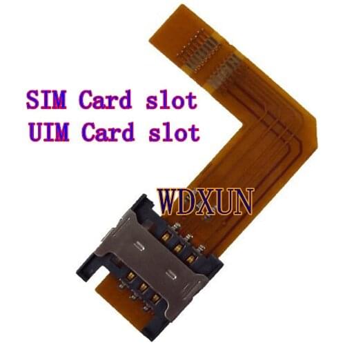Free welding SIM card connector UIM card slot USIM expansion modules for mc8775 8781 em770 MC8790 EM770W EM820 3GModule PCIE