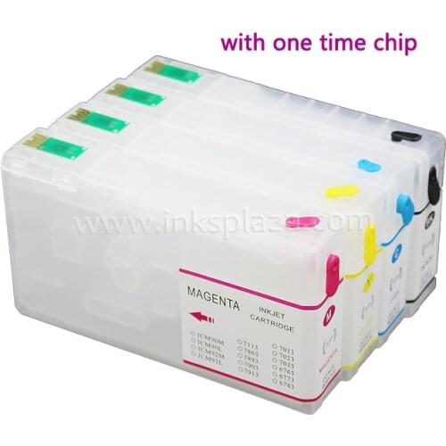CISSPLAZA 2sets 788XXL t7881 refill ink cartridge compatible For Epson Pro WF-5620 WF-5690 WF-5110 WF-5190 ONE TIEM CHIP