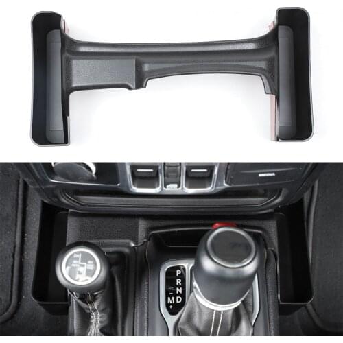 For Jeep Wrangler JL 2018 Up Car Gear Shift Panel Storage Box Container Holder Interior Accessory New