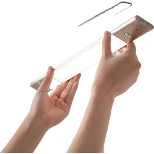 Home wireless inductive aisle wardrobe bedside lamp light-sensitive human rechargeable