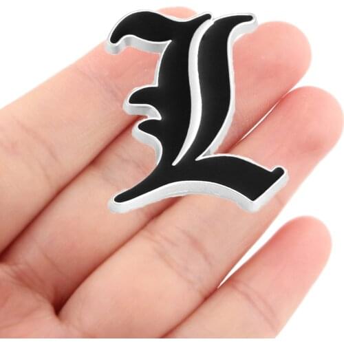 DZ1420 Death Note Anime Creativity Hard Enamel Pin Badge Backpack Collar Lapel Jewelry Friends Birthday Kids Gifts