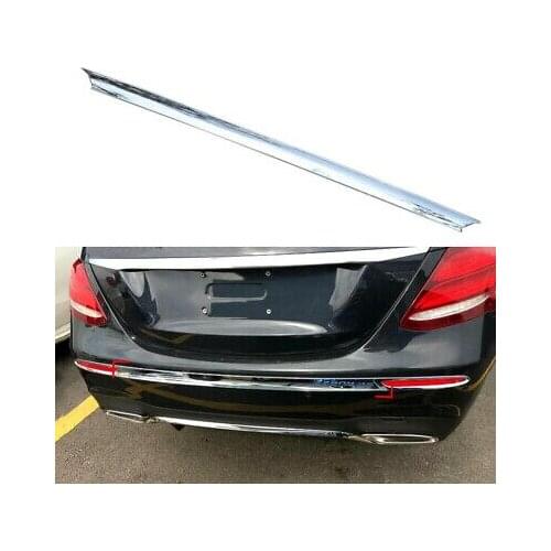 Chrome Rear Bumper Lid Molding Trim Cover For Benz E Class W213 Sport 2016-2019