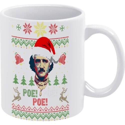 Edgar Allan Poe Mug Ceramic Cereal Mug Cheap Vintage Cups
