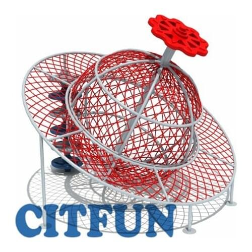 New design Satellite combination rope course ,outdoor rope climber,Outdoor Playground Web climber, net structure OP18-226B