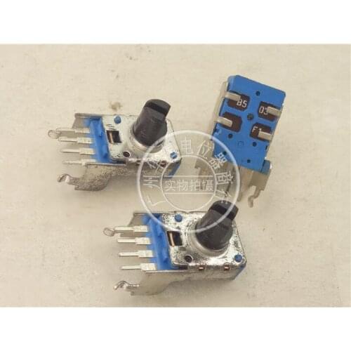 Original new 100% 142 horizontal single potentiometer B50K handle length 8MMF long foot 4pin (SWITCH)